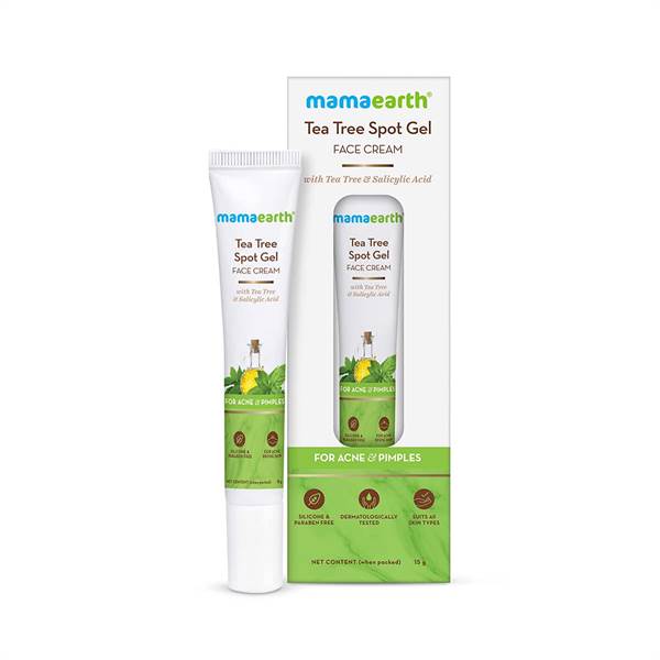 Tea Tree Spot Gel Face Cream with Tea Tree and Salicylic Acid For Acne and Pimples